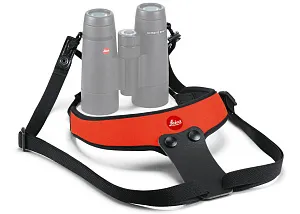 Ремень Leica Sport для биноклей, неопреновый, оранжевый, изображение 1