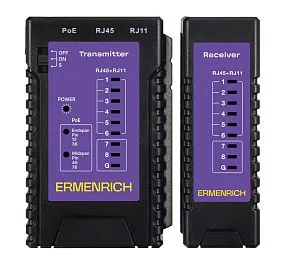 Кабельный тестер Ermenrich NetGeeks NP10, изображение 1