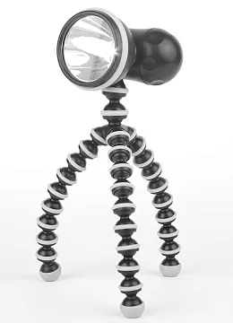 Фонарь светодионый Joby GorillaTorch, черный/серый, в блистере, изображение 1