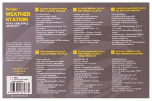 Метеостанция Explore Scientific с цветным экраном и тремя датчиками, белая, изображение 14