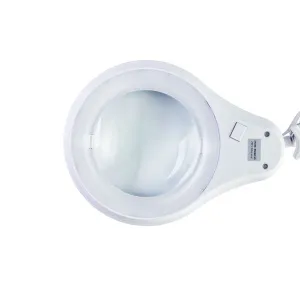 Лупа Veber 5D, 2,25x, 127 мм, с подсветкой, на струбцине (8608D), изображение 3