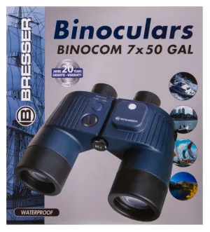 Бинокль Bresser Binocom 7x50 GAL, изображение 10