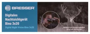 Бинокль ночного видения Bresser 3x20, цифровой, изображение 3