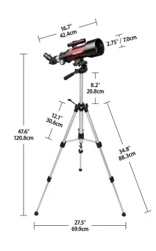Телескоп Orion GoScope III 70 мм AZ, с рюкзаком, изображение 2