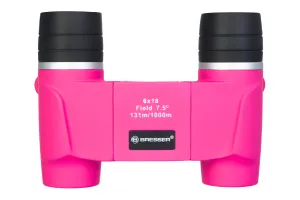 Бинокль детский Bresser Junior 6x18 FF, розовый, изображение 6