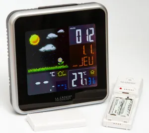 Метеостанция La Crosse WS6821 с цветным экраном, черная, изображение 5