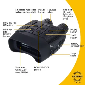 Бинокль цифровой ночного видения Levenhuk Halo 13X, изображение 13