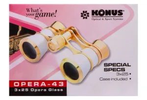 Театральный бинокль Konus 3x25 Pearl, изображение 13