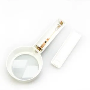 Лупа на ручке Veber 3x, 80 мм, с подсветкой (8078-1), изображение 2