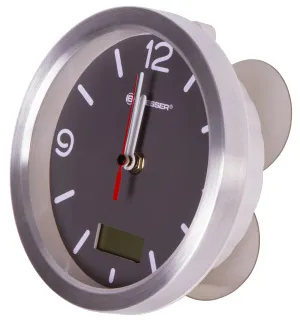 Часы Bresser MyTime Thermo/Hygro Bath, водонепроницаемые, серые, изображение 4