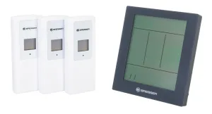 Метеостанция Bresser Temeo Hygro Quadro Prestige с тремя датчиками, серая, изображение 10