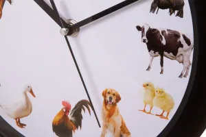 Часы настенные Bresser Junior, 25 см, с животными, изображение 5