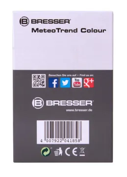 Метеостанция Bresser MeteoTrend Colour с радиоуправлением, черная, изображение 14